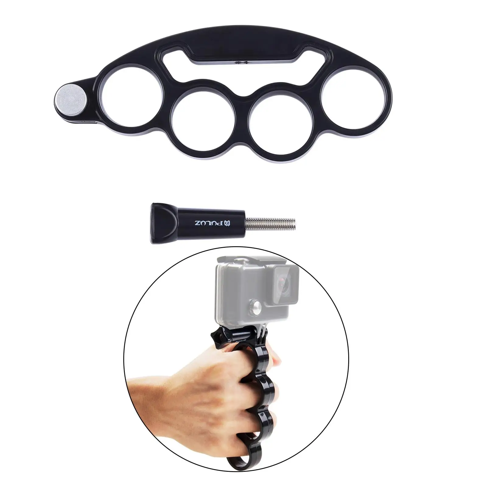Handheld Finger Grip Mount Handle Grip Ring Monopod Tripod Mount for Hero5 4 Session