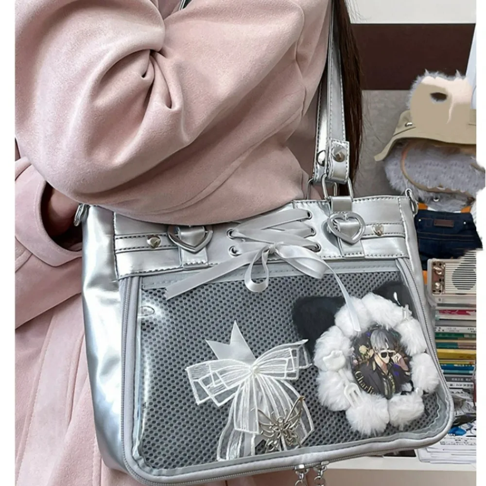 

New Sweet Cool Women's Ulzzang Ita Bag Y2K JK Uniform Portable Shoulder Bag Daily Commuting Comic Exhibition Crossbody Bag
