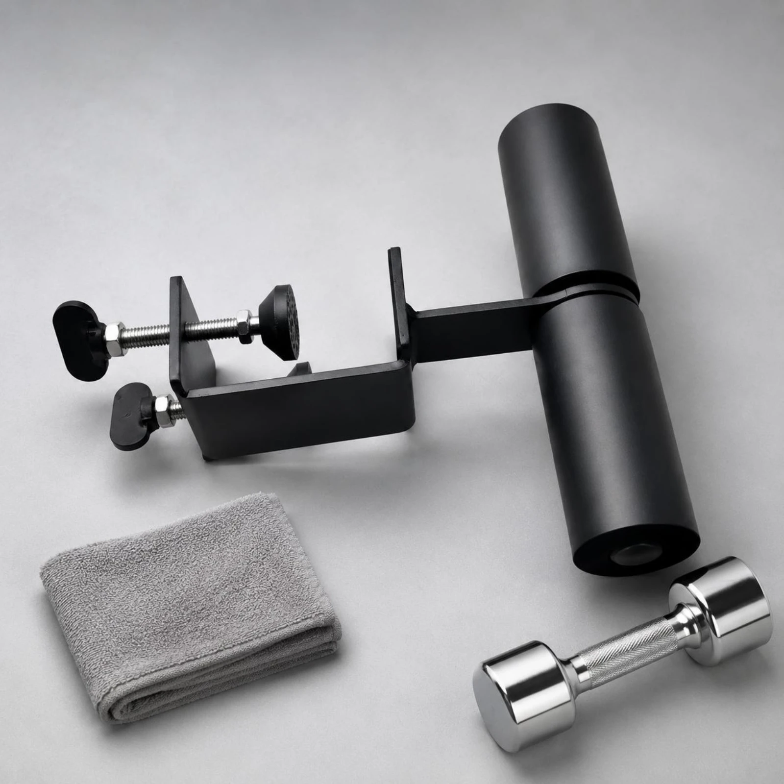 Picture 7: Backward Hyperextension Extension Attachment Adjustable Settings Rack Mounted Foot Holder Padded Ankle Support Easy to Install