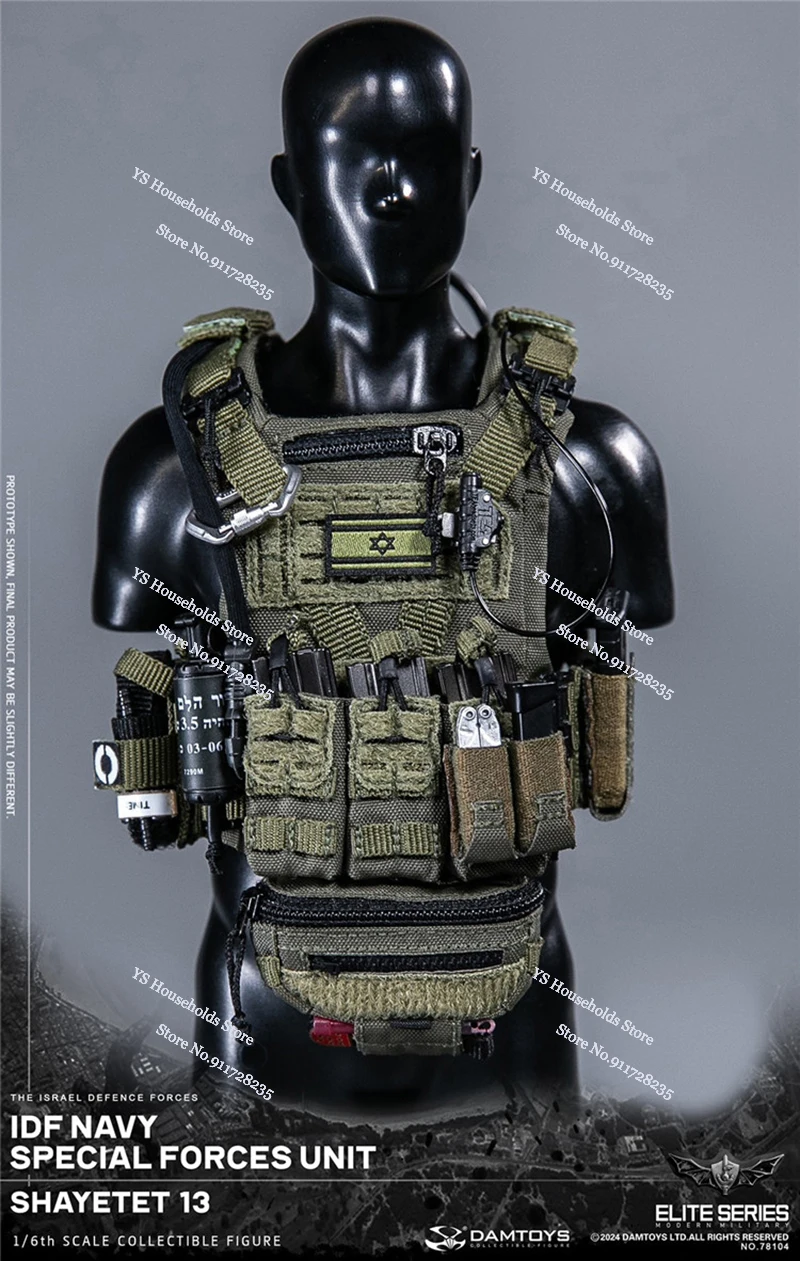 DAMTOYS Elite Series 78104 1/6 IDF وحدة القوات الخاصة البحرية Shayetet 13 شخصية عسكرية 12 بوصة مجموعة كاملة نموذج جندي #5