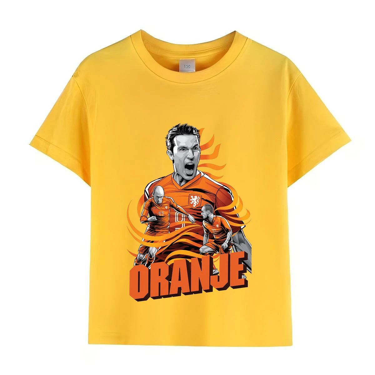 

2025 NEW 100% Cotton Kids T-shirt Netherlands ORANJE Print Breathable Comfortable Outdoor Sports T-Shirt Boys/Girls T Shirt Tops