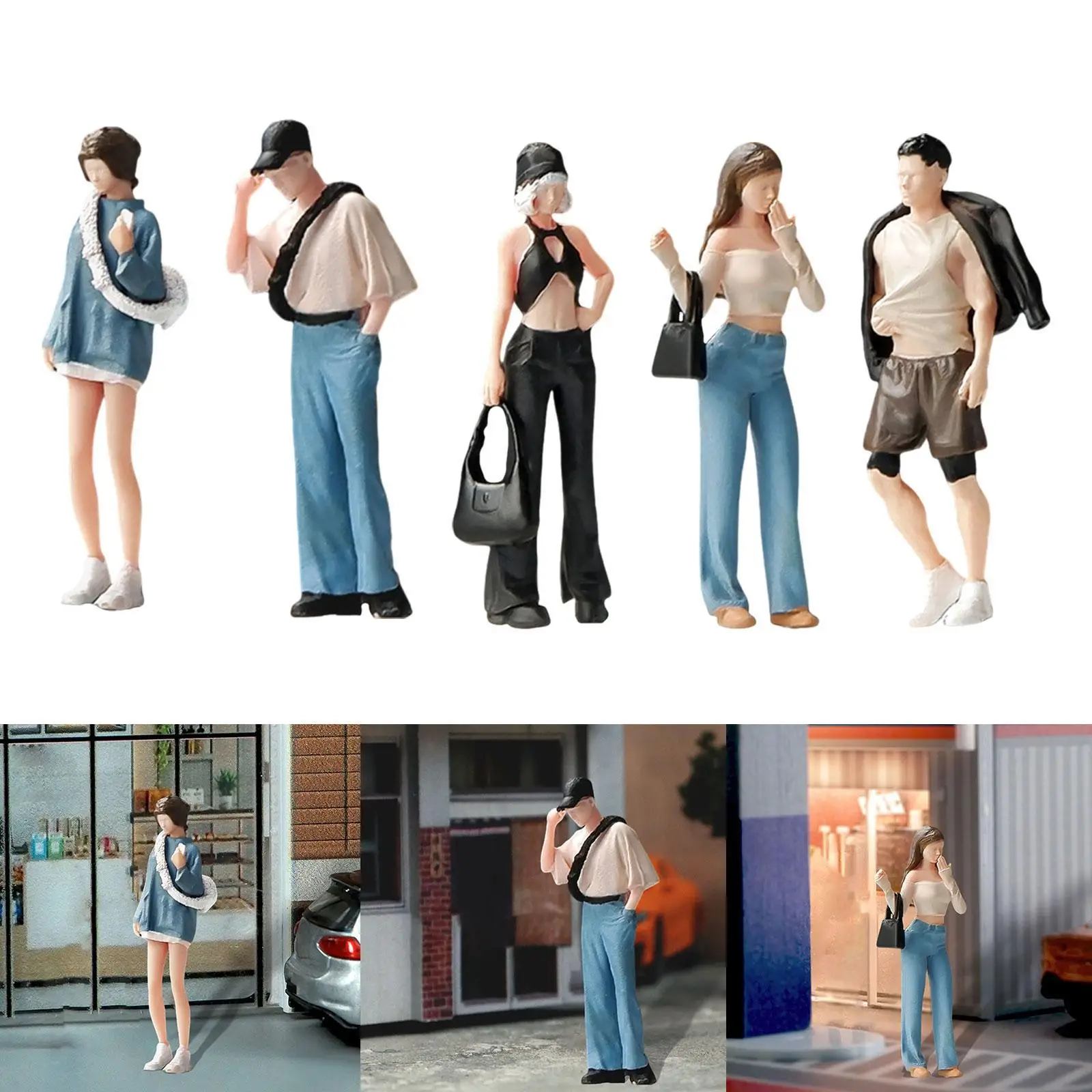 1:64 schaalmodellen miniatuur kleurrijke beeldjes filmkarakter pop miniatuur