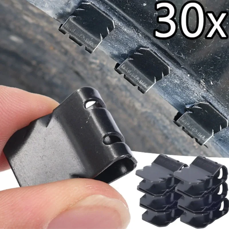 30/10pcs U-shape Clips Car Front Fender Bumper Cover Clip Kit Engine Guard Buckle for Auto Motorcycles Trucks Mudguard Fastener