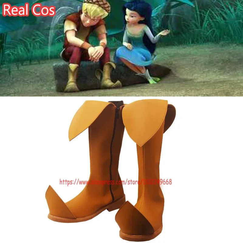 

RealCos Fairy Tale The Lost Treasure Terence Обувь для косплея Сапоги Хэллоуин Косплей Костюм Аксессуар
