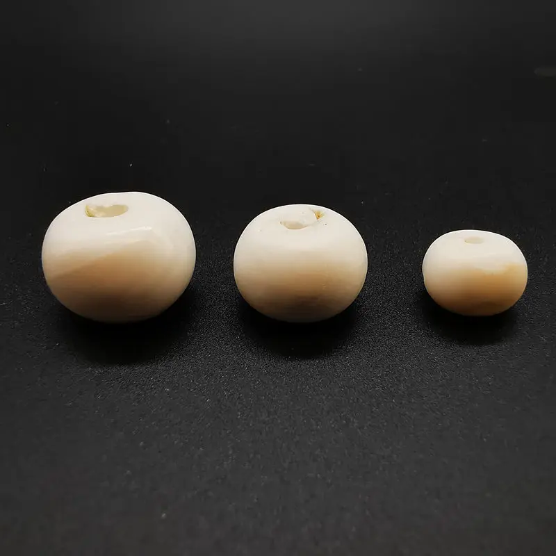 10PCS Beads Nepal Old Naga Conch Shell Hand beads for Malas Bracelets 12-21mm TSB0112