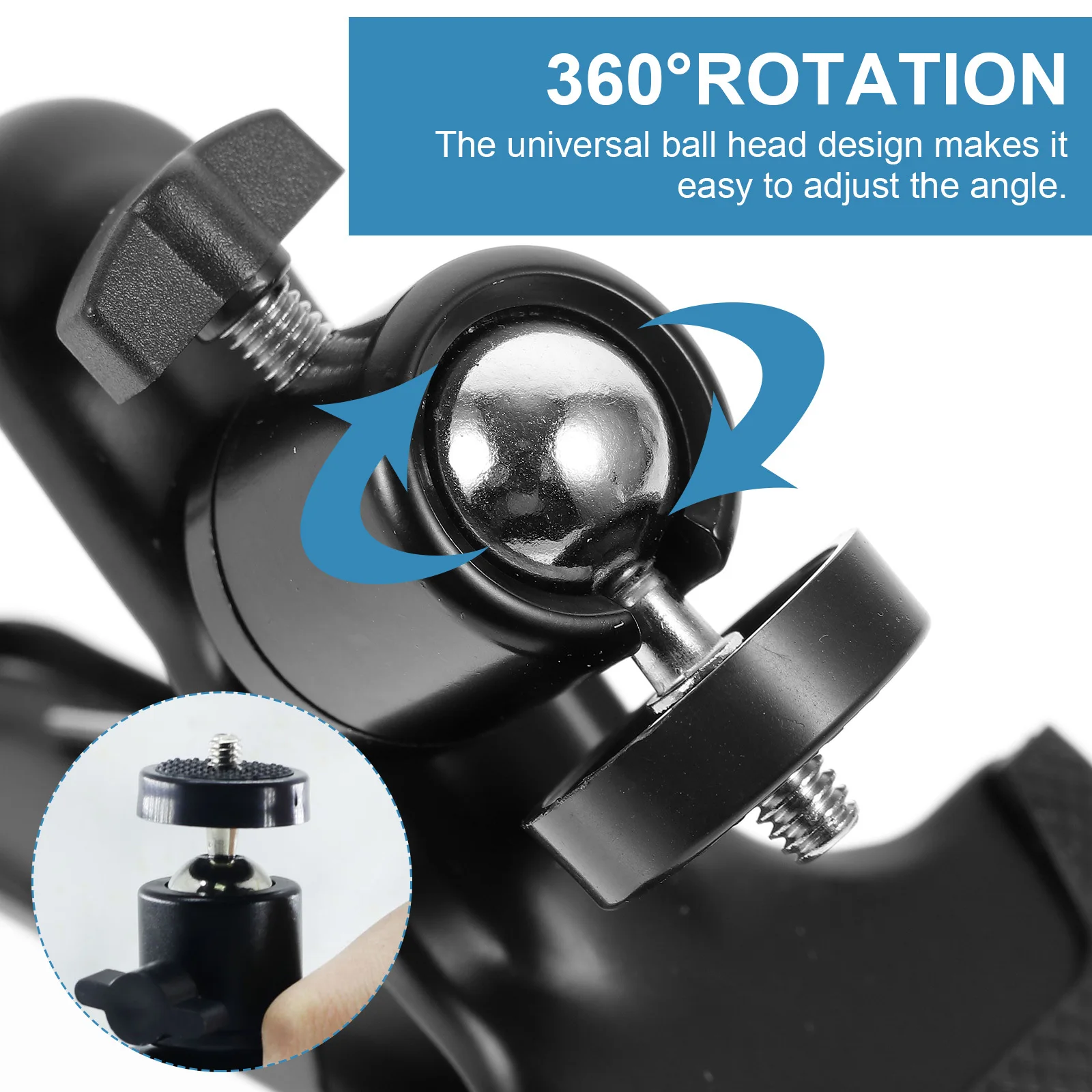 

Ball Head Mount Camera Clamp Metal Plastic Durable Clamp for Tripod Light Stand Backdrop Clips Clip Holder Ball Head Mount