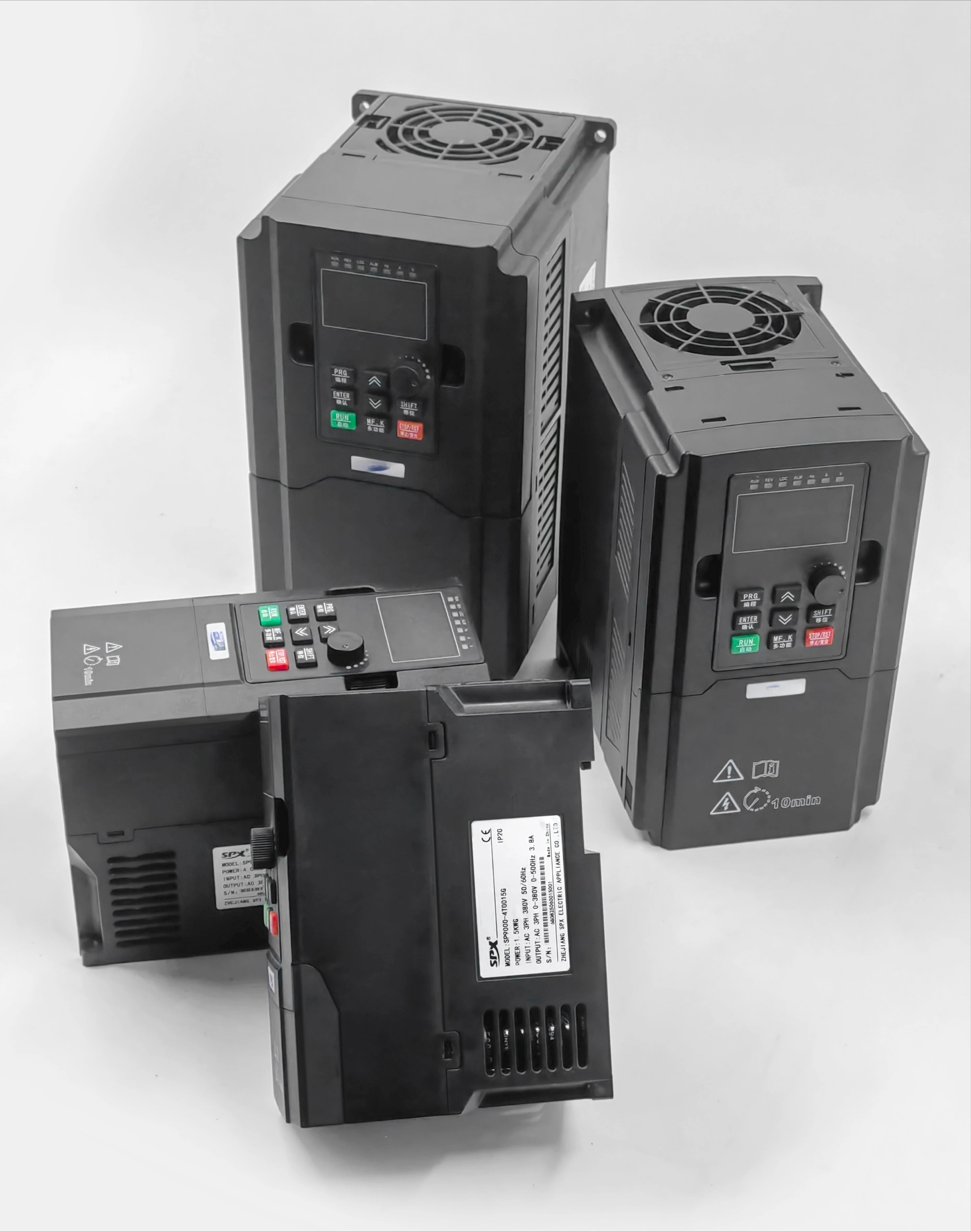 2.2kW AC Motor Speed Controller Single-Phase Variable Frequency Drive VFD Pump Fan Energy Saving 220V 380V 3 Phase Inverter