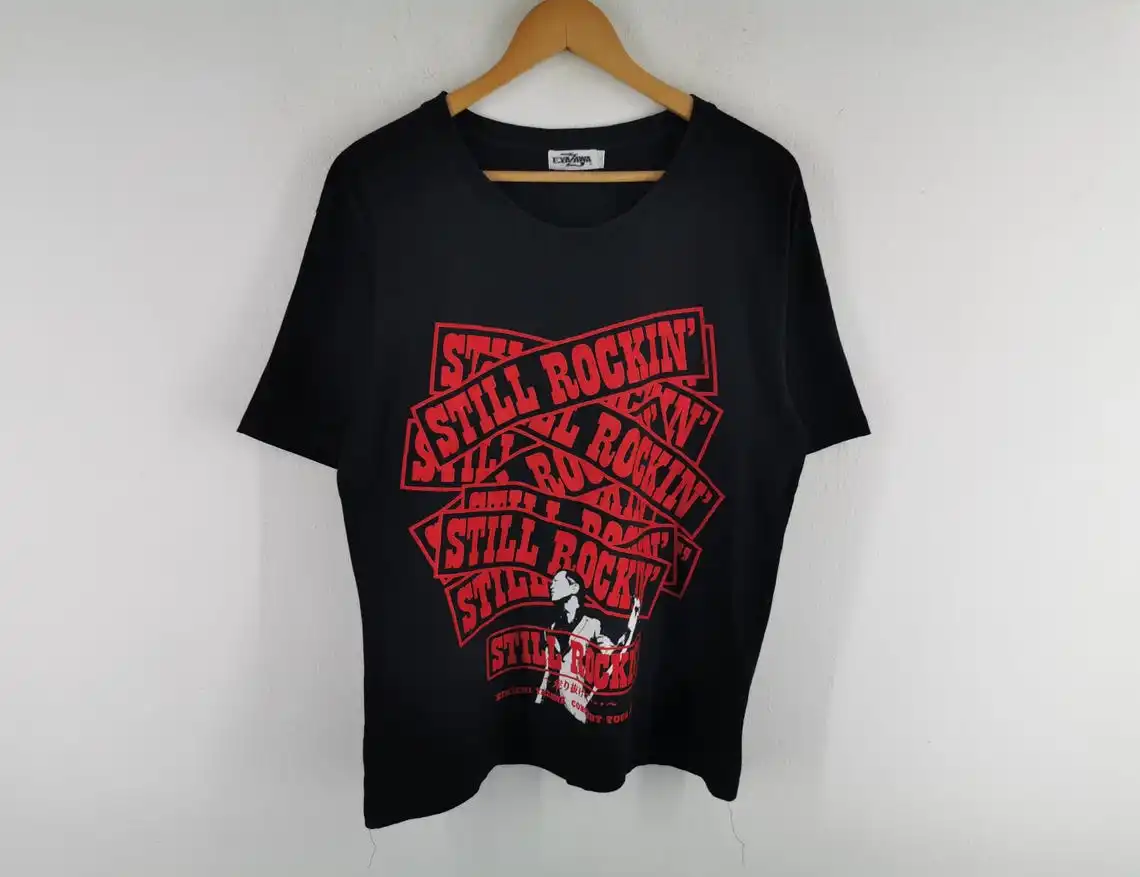 Eikichi Yazawa Shirt Eikichi Yazawa Still RockIn' Tee T Shirt Size M