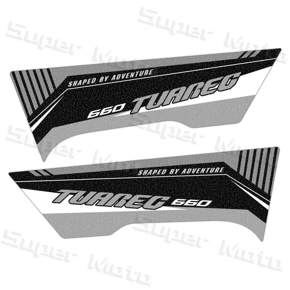 Für Tuareg 660 Tuareg660 2022-2025 Motorrad-Kraftstofftank-Seitenschutzaufkleber, mattierter Kniegriff-Aufkleber, wasserdichtes Zubehör