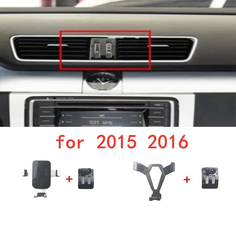 1Set Plastic Material For 2012- 2016 Volkswagen VW Passat B7 Gravity Linkage Special Car Moblie Phone Holder Mount Support