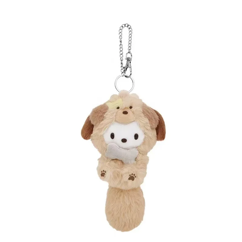Kawaii Sanrio Kuromi Hello Kitty jouets en peluche porte-clés dessin animé cannelle sac à dos pendentif poupée fille garçon anniversaire cadeaux créatifs