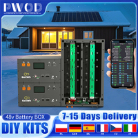 Gokwh 48V Lifepo4 Battery kits Box Support 280AH to 360AH with Smart 16S 200A BMS Lifepo4 Cell For Home Energy Storage EU Stock