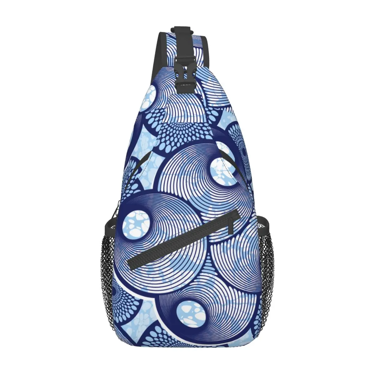 Mochila de hombro de super cera africana, bolso cruzado de hombro, mochila de día para viajes, senderismo y deportes, bolso de pecho informal, moda textil