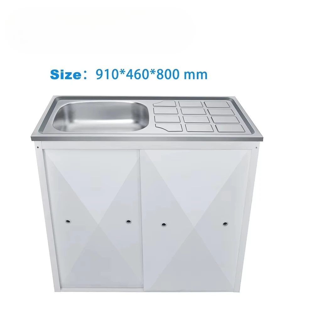 Stainless Steel Asian Commercial Kitchen Sink Bracket Cabinets Ready ** Vertical Kitchen Sink