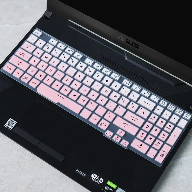 Silicone laptop keyboard cover skin for Asus TUF gaming A15 tuf506iv tuf506iu TUF506IU-ES74 fa506 fx506 tuf706tuf fa506iv