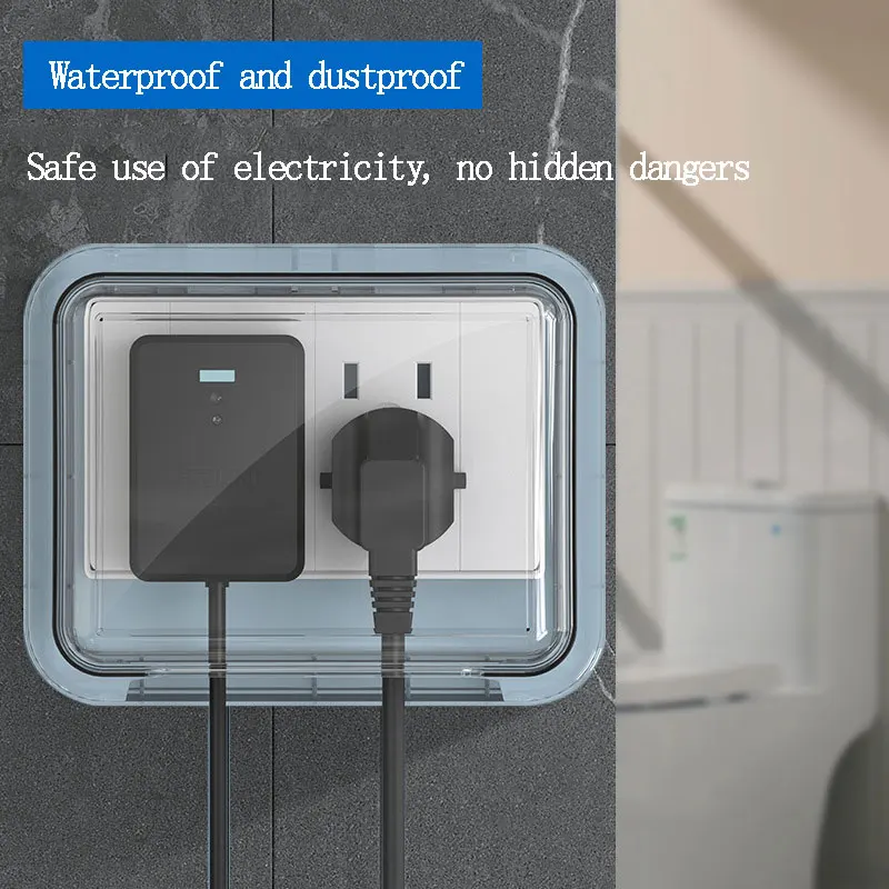 118 نوع لاصق عالمي ارتفاع وموسع التبديل والمقبس غطاء مقاوم للماء ذكي سخان المياه التوصيل صندوق سبلاش