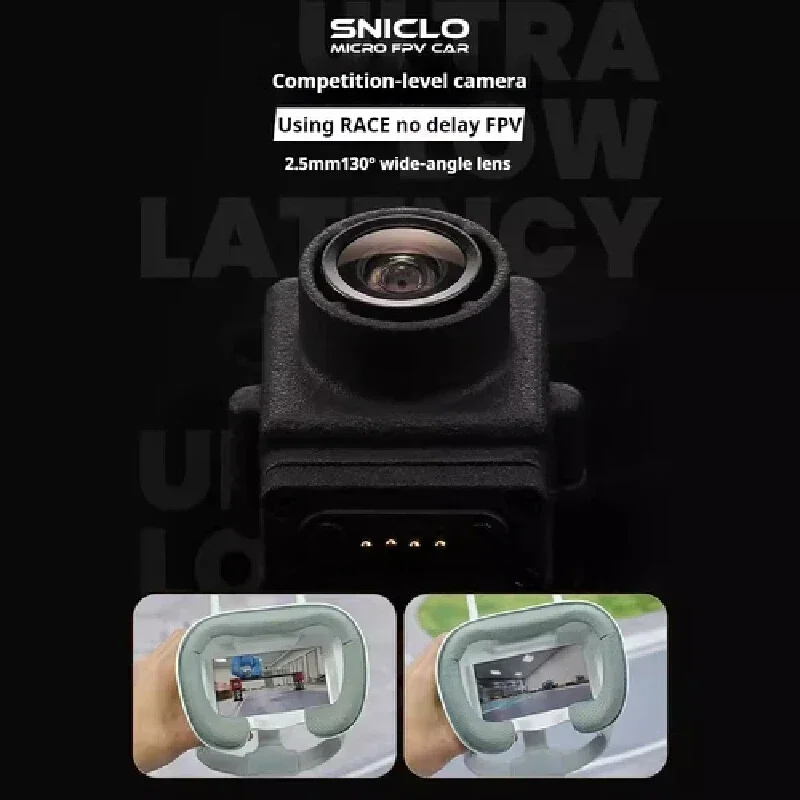 4WD 2,4G 1/43 Mini FPV RC simulación escalada vehículo todoterreno modelo de escritorio con gafas VR juguete coche de Control remoto niño juguete