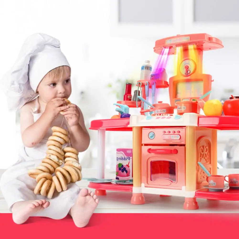 Jouets de simulation universels en plastique de dessin animé, faciles à utiliser, maison de jeu pour la maternelle