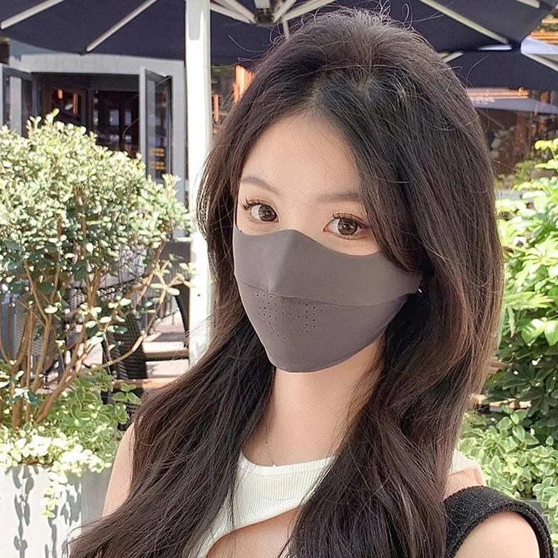 Summer Ice Silk UV Face Mask 6