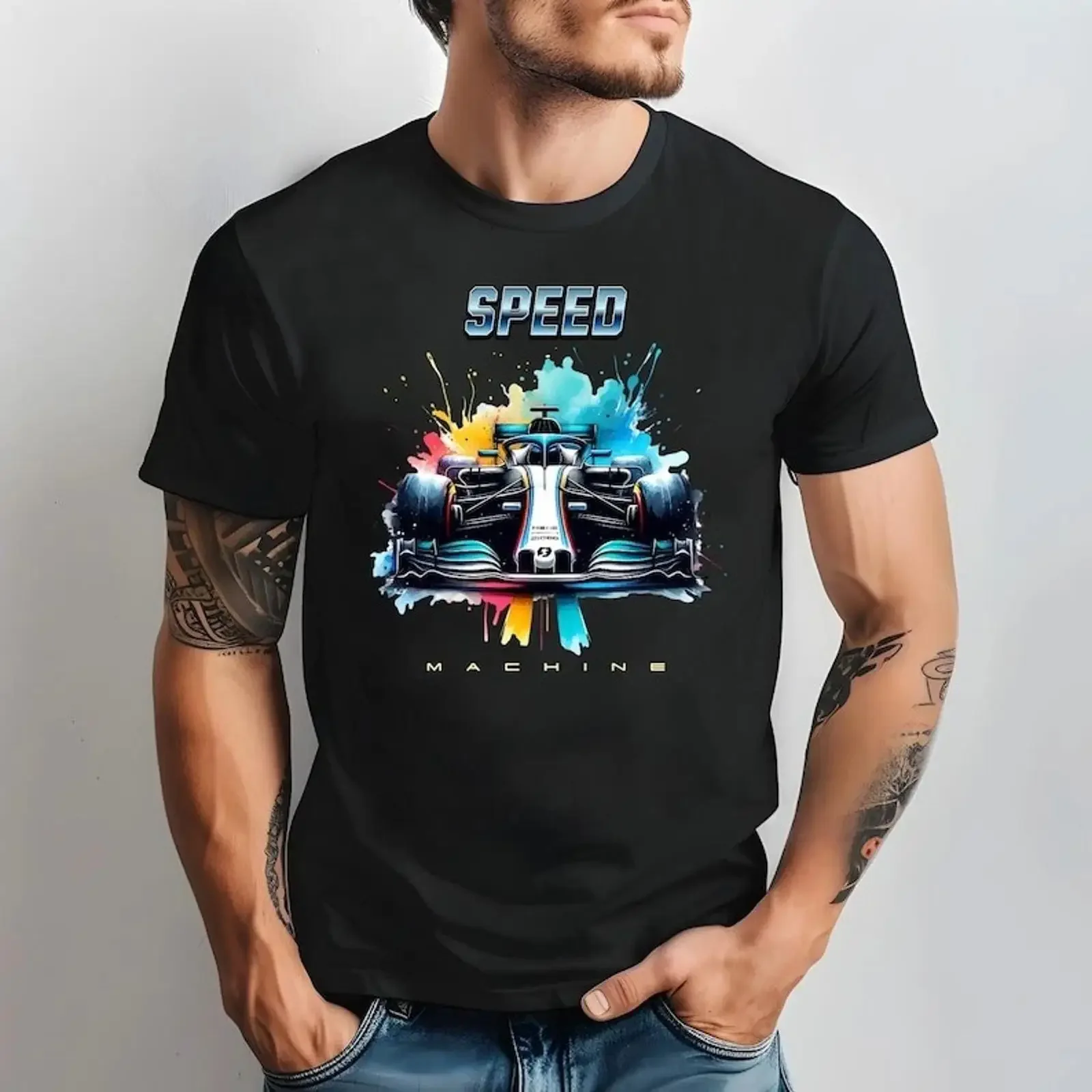 JDM Car T Shirt Tokyo Drift Racing Street Guy  vintage Washed Versatile Comfortable Slightly Casual graphic Unisex Soft