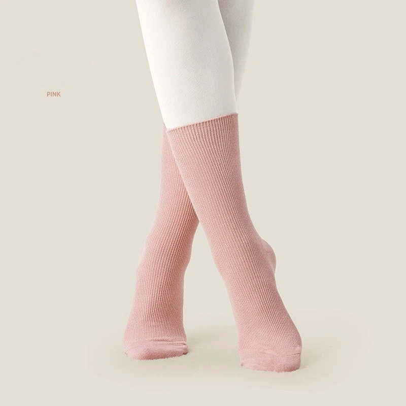 맞춤형 양말 안티 슬립 전문 여성 바닥 성인 연습 어린이 중반 튜브 3 피스 바닥 현대 댄스 양말