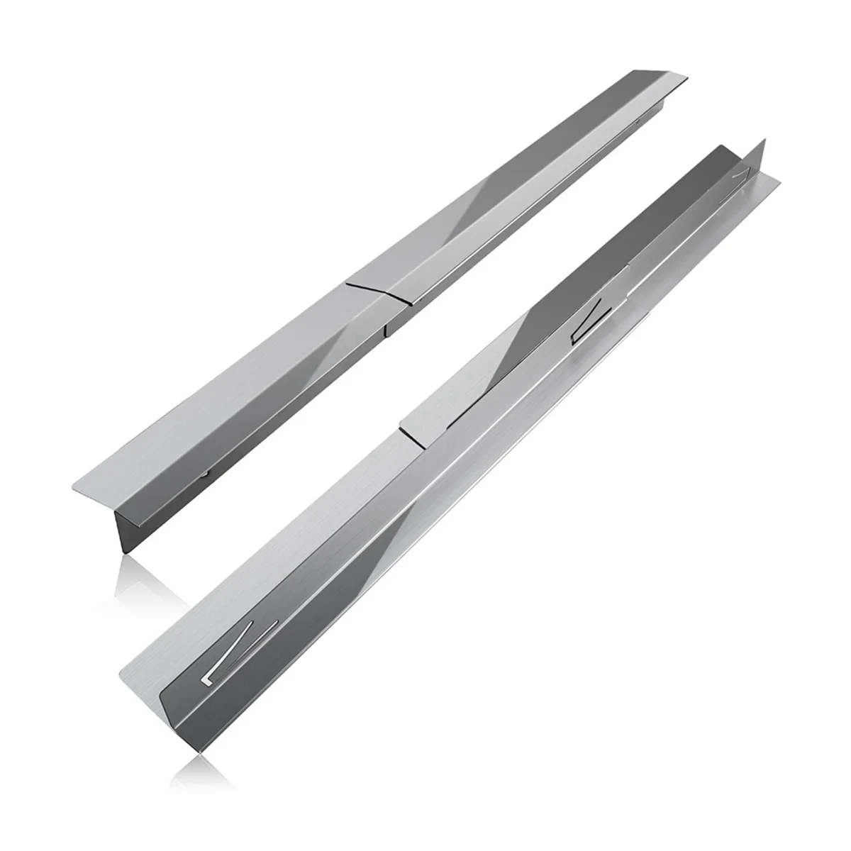 

Stove Gap Covers Stainless Steel 2 Packs,Adjustable Resistant Not Sharp Gap Filler,Easy to Clear Stove Counter Gap Cover