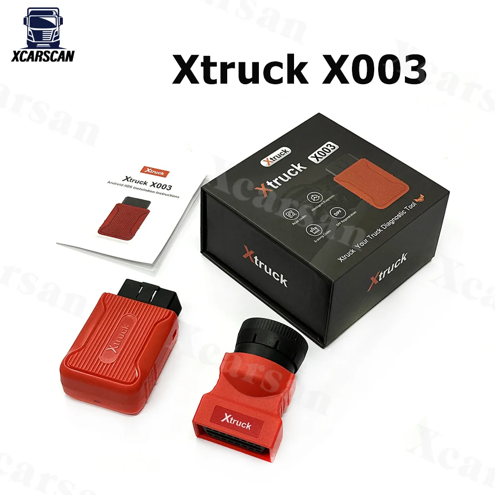 Automatic Xtruck X003 Truck DiagnosticTool Multi-brand Supports for vo-lvo/Cum-mins Recognition Fault Code Reading