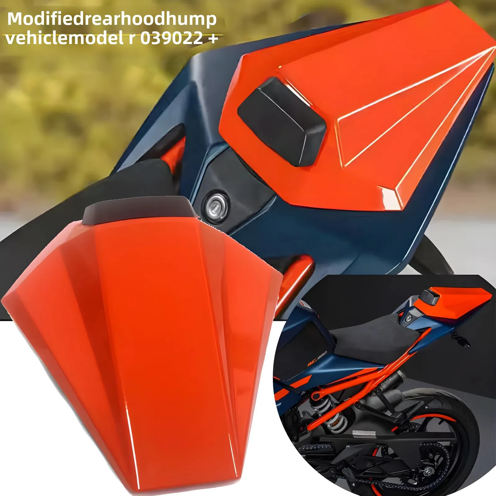 RC390 2022 2023 Motorcycle Seat Cover Rear Passenger Seat Cowl Hump Fairing Fit for RC390 RC