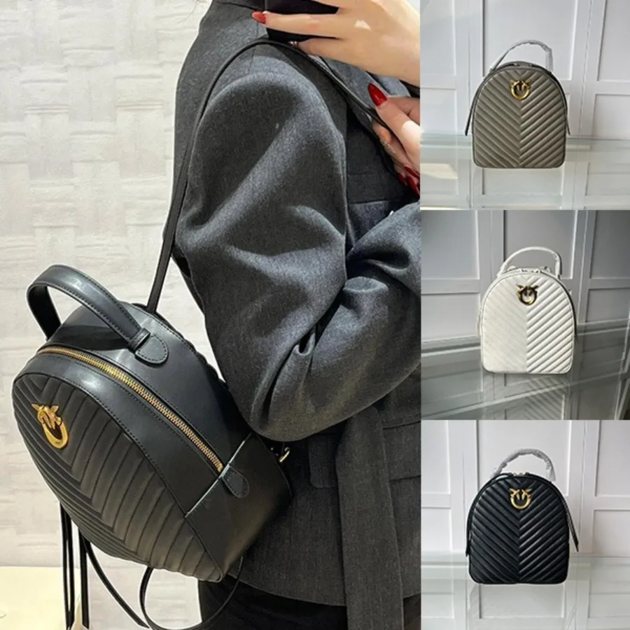

【New style】New pinko swallow bag sheepskin shoulder backpack shoulder backpack women's backpack one hair agency