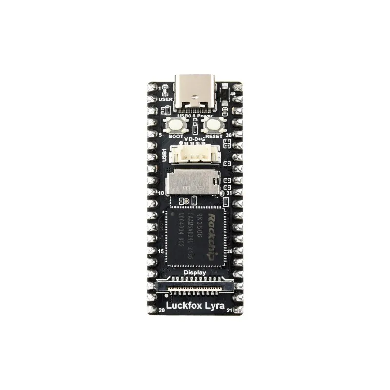 Luckfox Lyra RK3506G2 Linux Micro Development Board, Integrates Triple-core ARM Cortex-A7 and ARM Cortex-M0 Processors