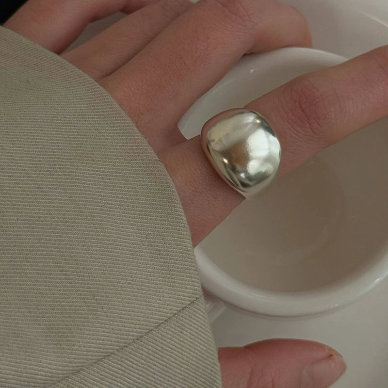 GANPUP Einfache Unregelmäßige Wellenförmige Linien Verstellbare Fingerringe für Frauen Süße Mode Neuer Ring Schmuck Geschenk Party anillos mujer – Detail 8