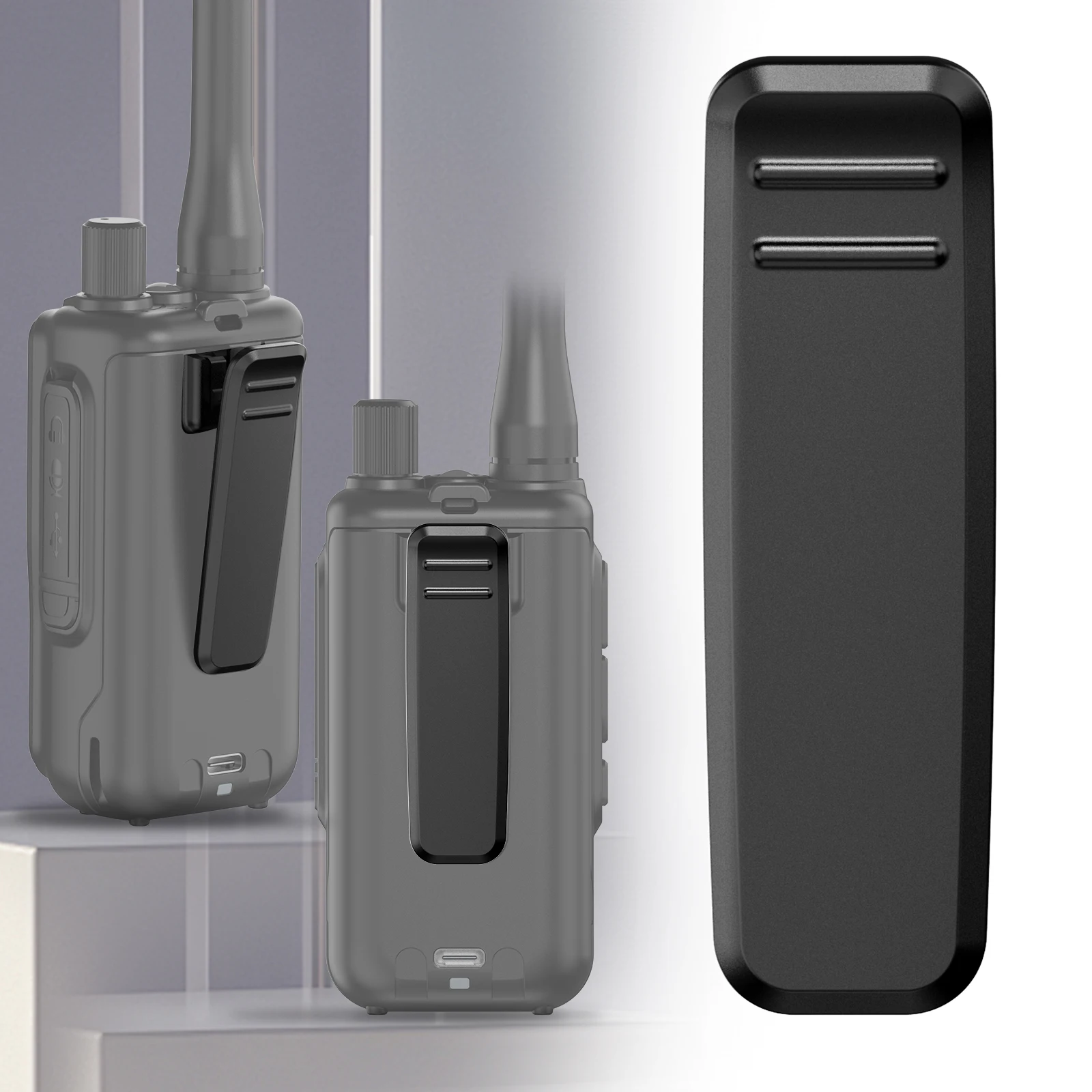1/2/5 Stück Baofeng UV-5R Mini Walkie-Talkie Gürtelclip Ersatzteil Rückenclip für Baofeng UV-5R Mini Mini 5 2-Wege-Funkgerät Zubehör – Detail 2