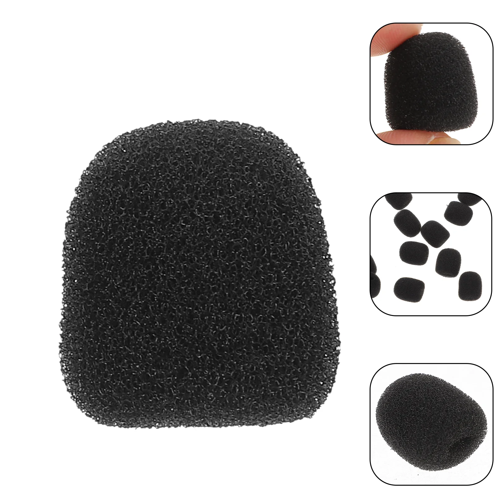 20 Pcs Loudspeaker Set Microphone Covers Replacement Stage Accessories Windscreen Sponge Foam