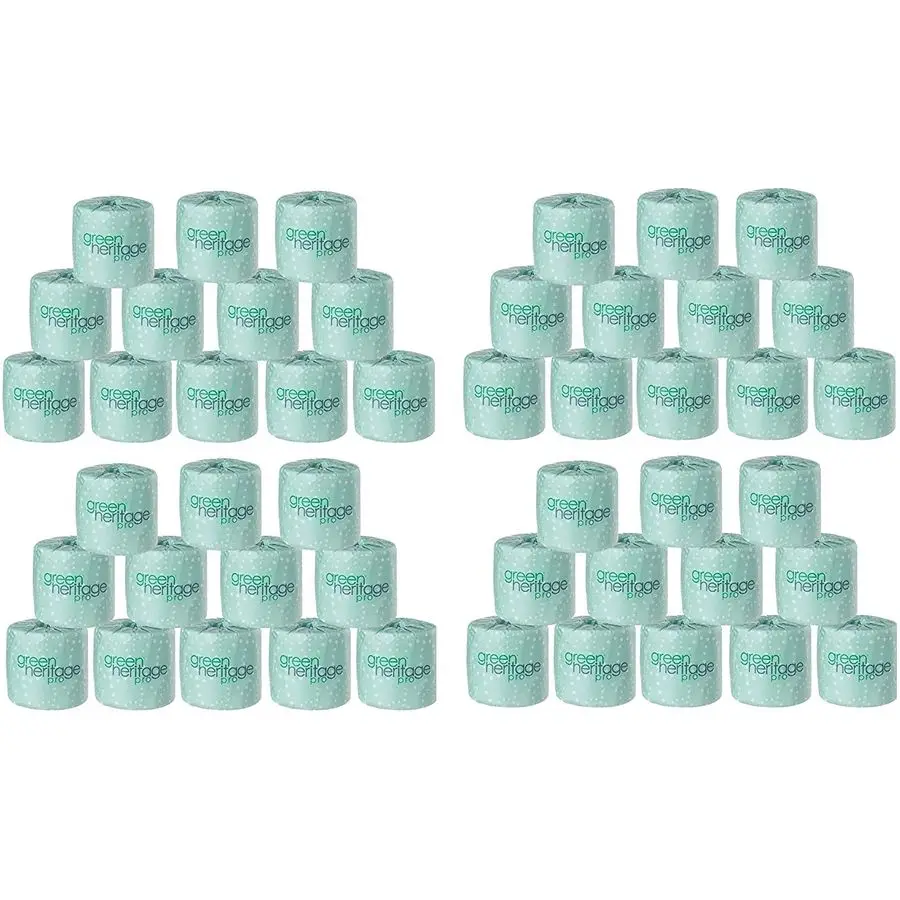 ورق تواليت هيريتيج 500 ورقة ممتاز 2 طبقة مناديل تواليت ناعمة للحمام 48 لفة #1