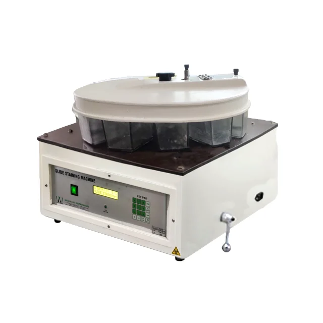 Microprocessor Slide Staining Machine Top Quality Slide Stainers Equipment For Lab Uses