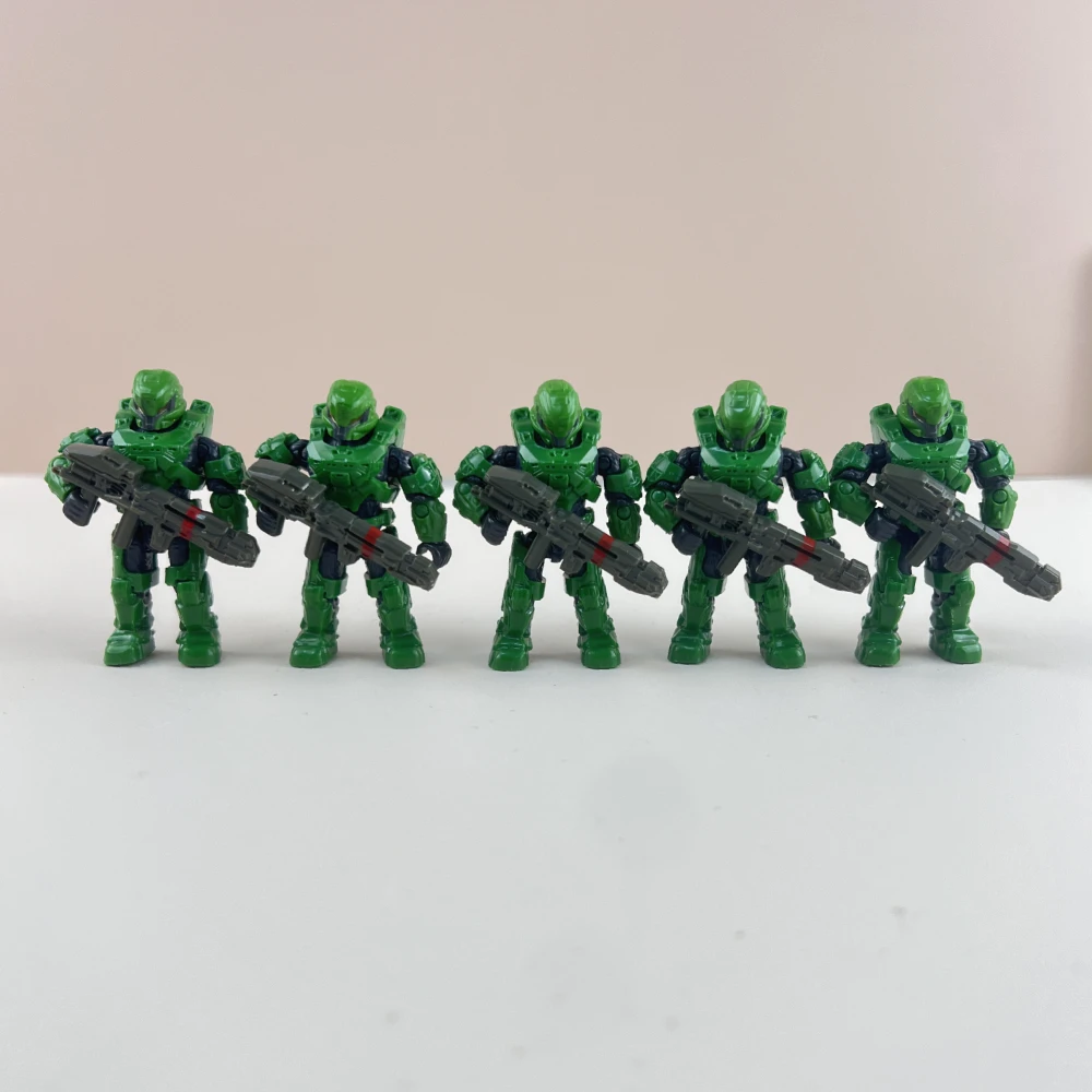 

5Pcs Mega Construx Green Spartan EOD Zvezda Figure Universe Series 3 UNSC