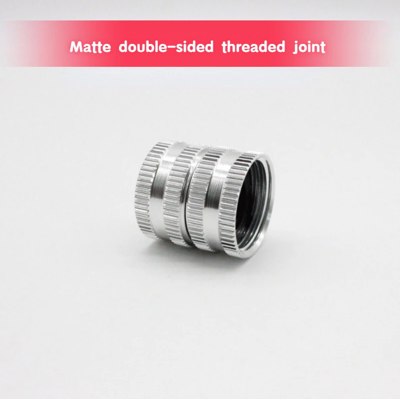 10 PCS Garden Joint, Garden Water Pipe Joint, Internal Thread Joint At Both Ends, Water Pipe Joint, Aluminum Double-sided Joint