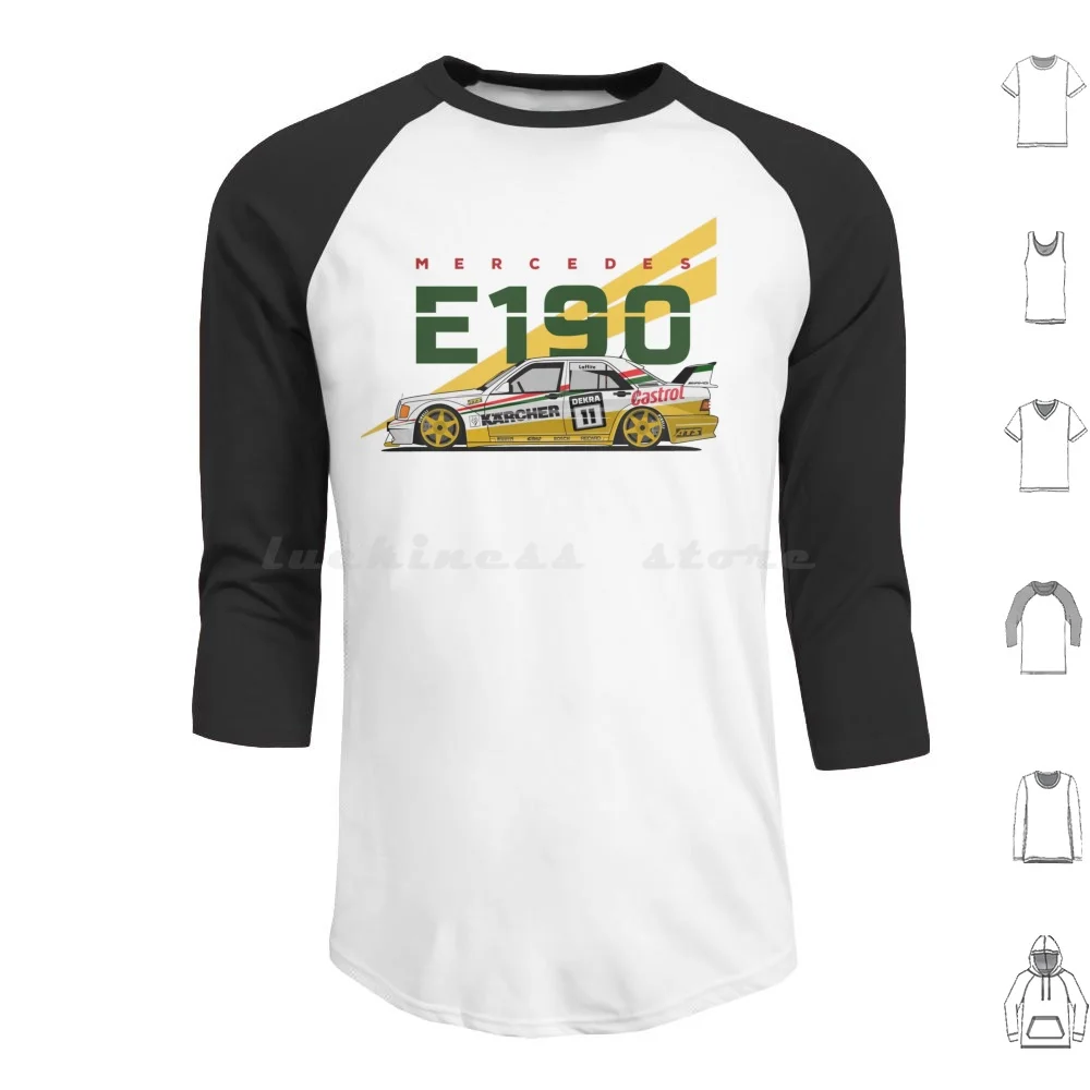 

E190 Evolution2 Hoodie cotton Long Sleeve W201 W203 W202 E190 Evolution2 Evolution 180 Dtm Racing Race Formula Stance