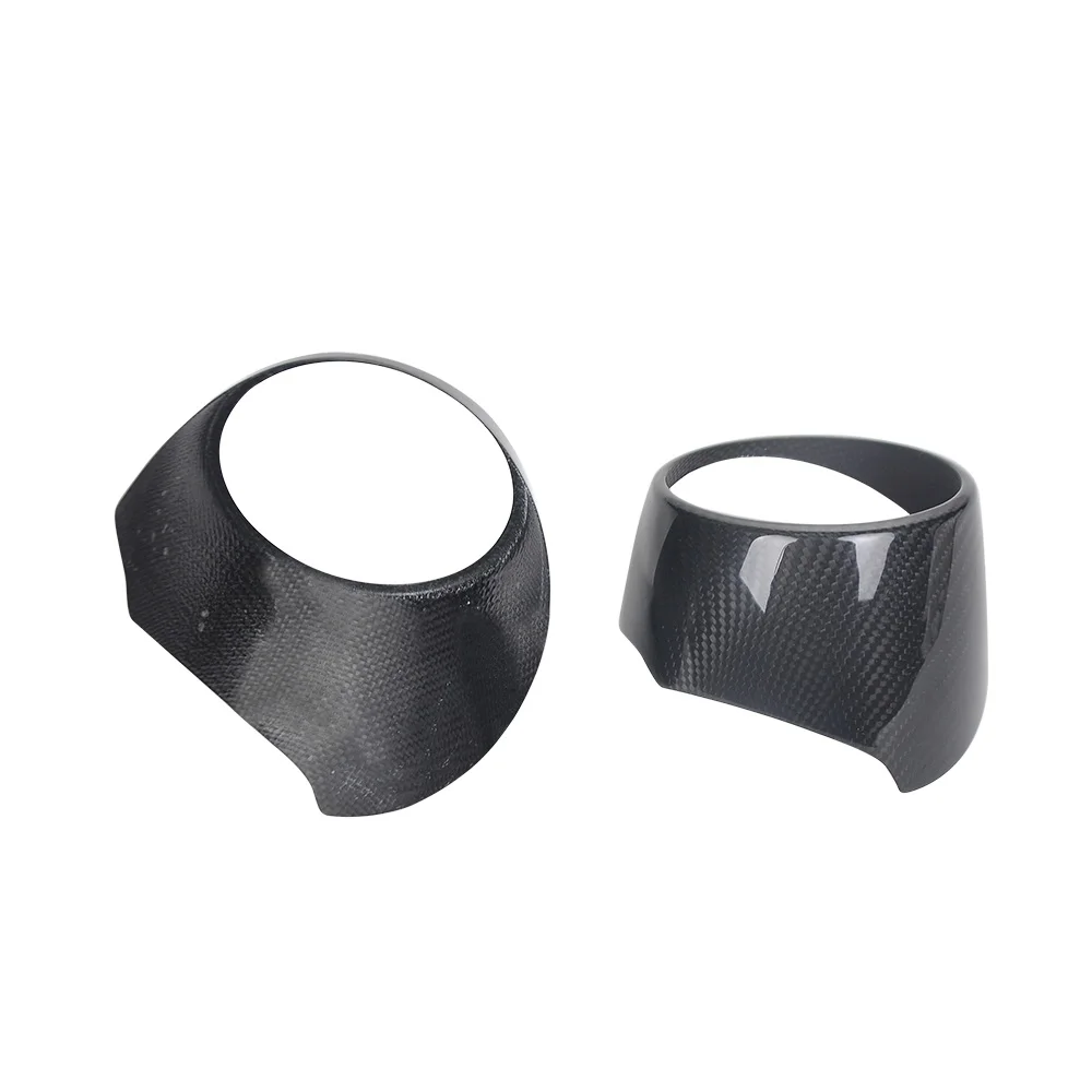 

2pcs Real Dry Carbon Interior Dashboard Air Conditioning Side Vent Outlet Cover Trim for Alfa Romeo Stelvio 2017-2019