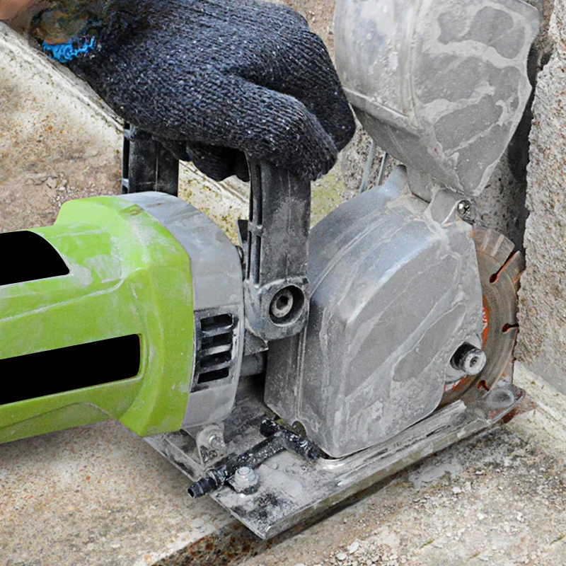 7280W Steel Concrete Cutting Machine 220V Electric Wall Chaser Groove Cutting Machine Wall Slotting Circular Saw Power Tool