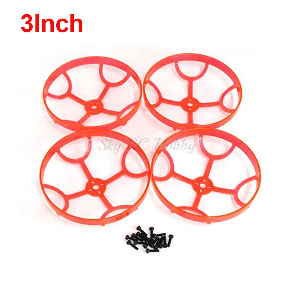 4PCS 3 Inch / 2.5 Inch FPV Propeller Protection Ring Duck Cover Guard Drone Frame Kit For Cinewhoop Micro Drone Quadcopter