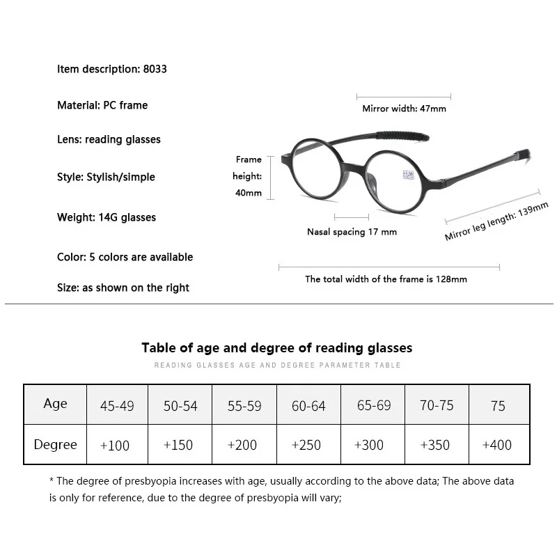 9 Colors Unisex Reading Glasses Women Men TR90 Ultralight Round Frame Hyperopia Presbyopic Eyeglasses +1.0 +1.5 +4.0