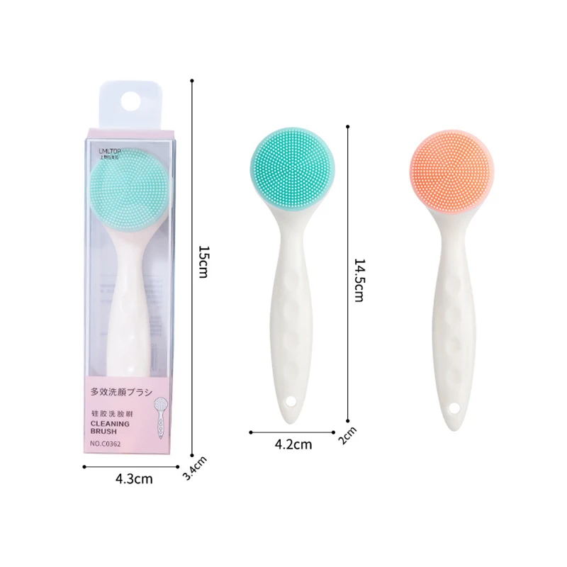 1PC Silicone Face Cleansing Brush Facial Cleanser Blackhead Removal Product Pore Cleaner Exfoliator Face Scrub Brush