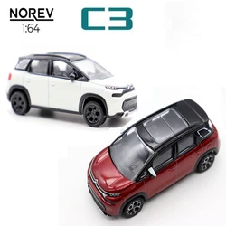 Nuovo 1:64 Citroen C3 2021 SUV modello di auto in lega diecast e veicoli giocattolo macchinine giocattoli regali giocattolo ragazzo