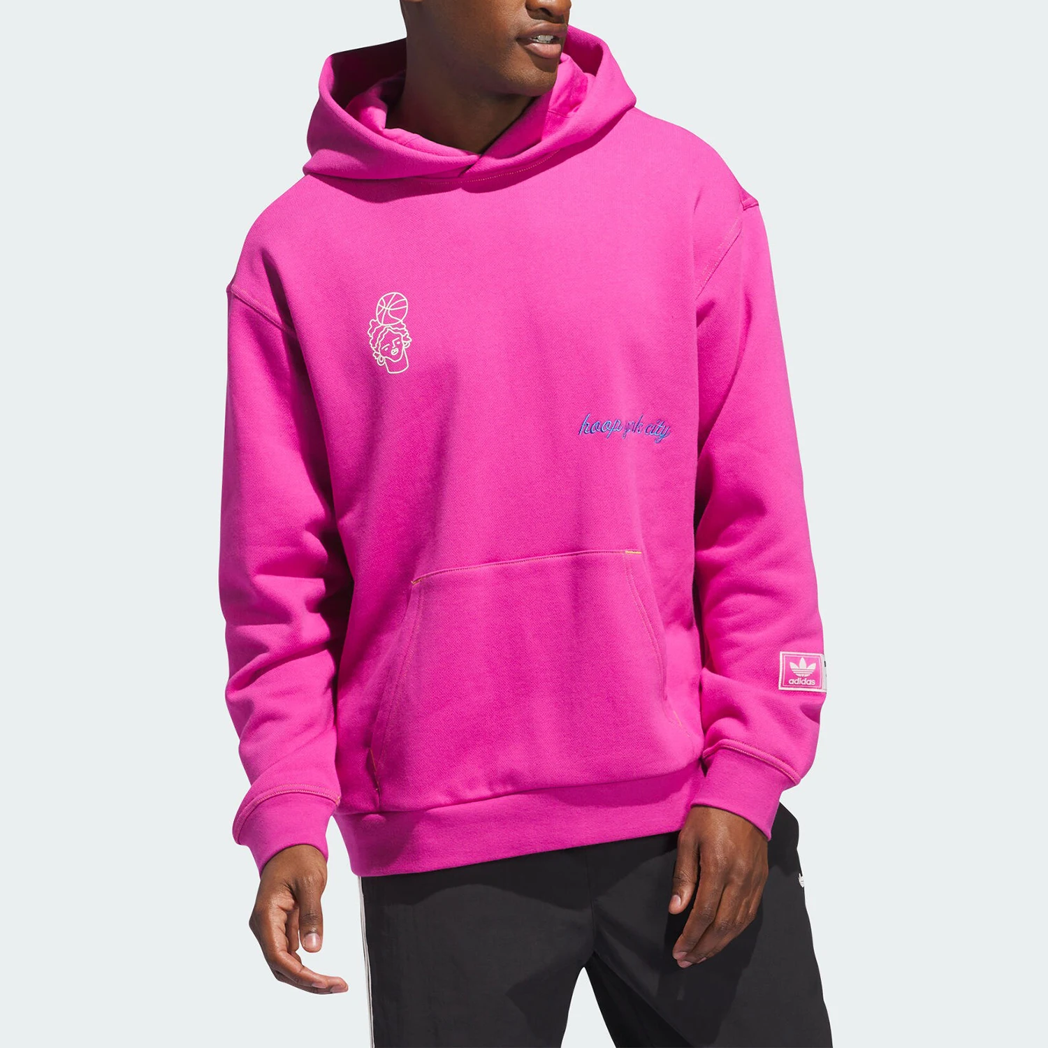 Adidas genuine clover couple sports hoodie pullover IT4986