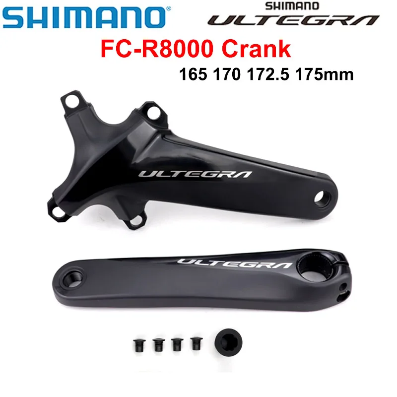 SHIMANO ULTEGRA R8000 Road Bike Bicycle 165mm 170mm 172.5mm 175mm Crankarms Left Right Side Cranksets Original Shimano