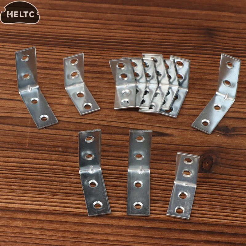 20 pçs em forma de l suportes de canto de metal chaves de canto gaveta prateleira suporte de parede fixação ângulo direito cantos cinta móveis ferragem