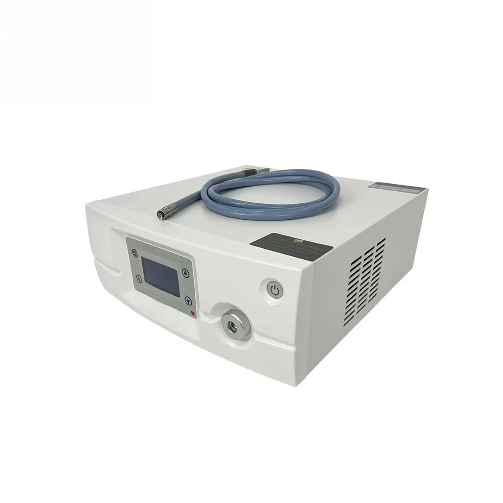 120W Medical LED Cold Light Source  Endoscopy Light Veterinary  ENT Equipment