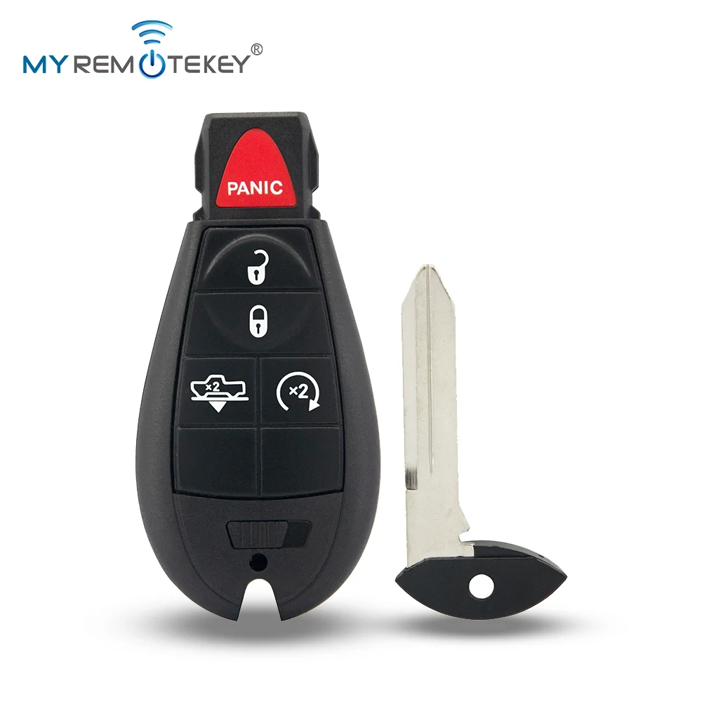 MYREMOTEKEY FCC GQ4-53T Fobik Schlüssel 3/4/5 Tasten 434MHz ID46/4A Chip für Dodge Ram 1500 2500 3500 für Jeep Cherokee Kompatibel – Detail 4