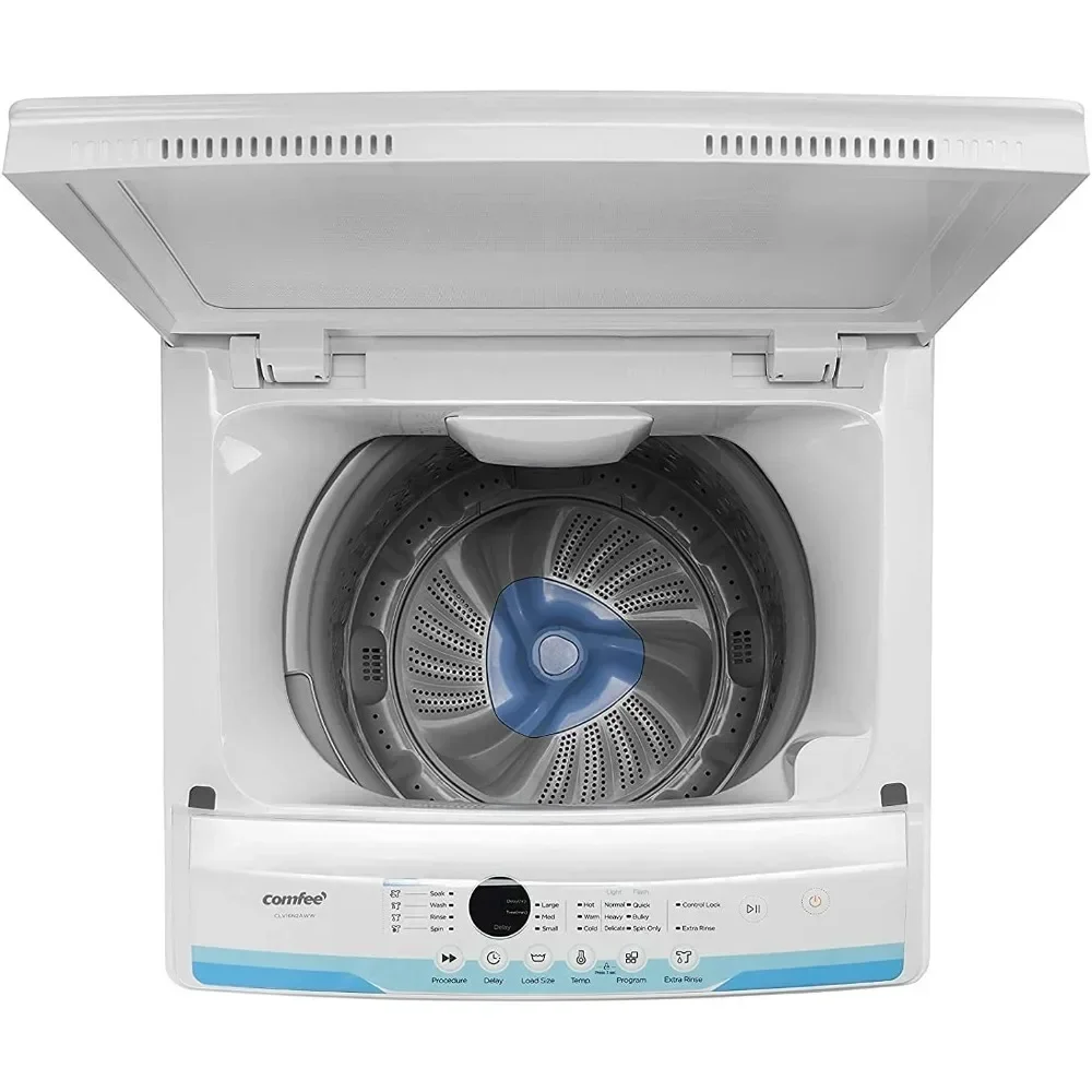 

LPortable Washing Machine And Compact Laundry, 6 Modes, Energy Saving, Child Lock For RV, Dorm, Apartment Ivory White